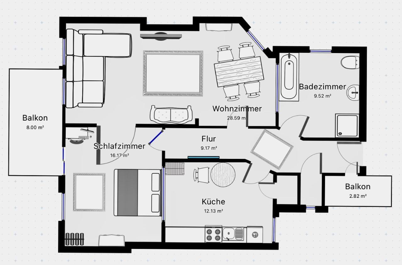 Urban Apartment - Stilvoll & Im Herzen Der Stadt 不来梅港 外观 照片